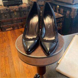 LANVIN Black patent leather heels